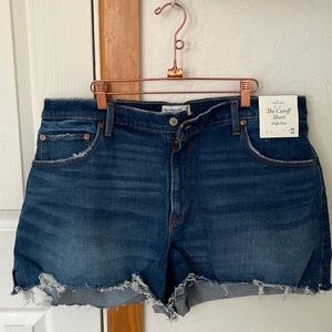 Abercrombie Curve Love Cutoff Short